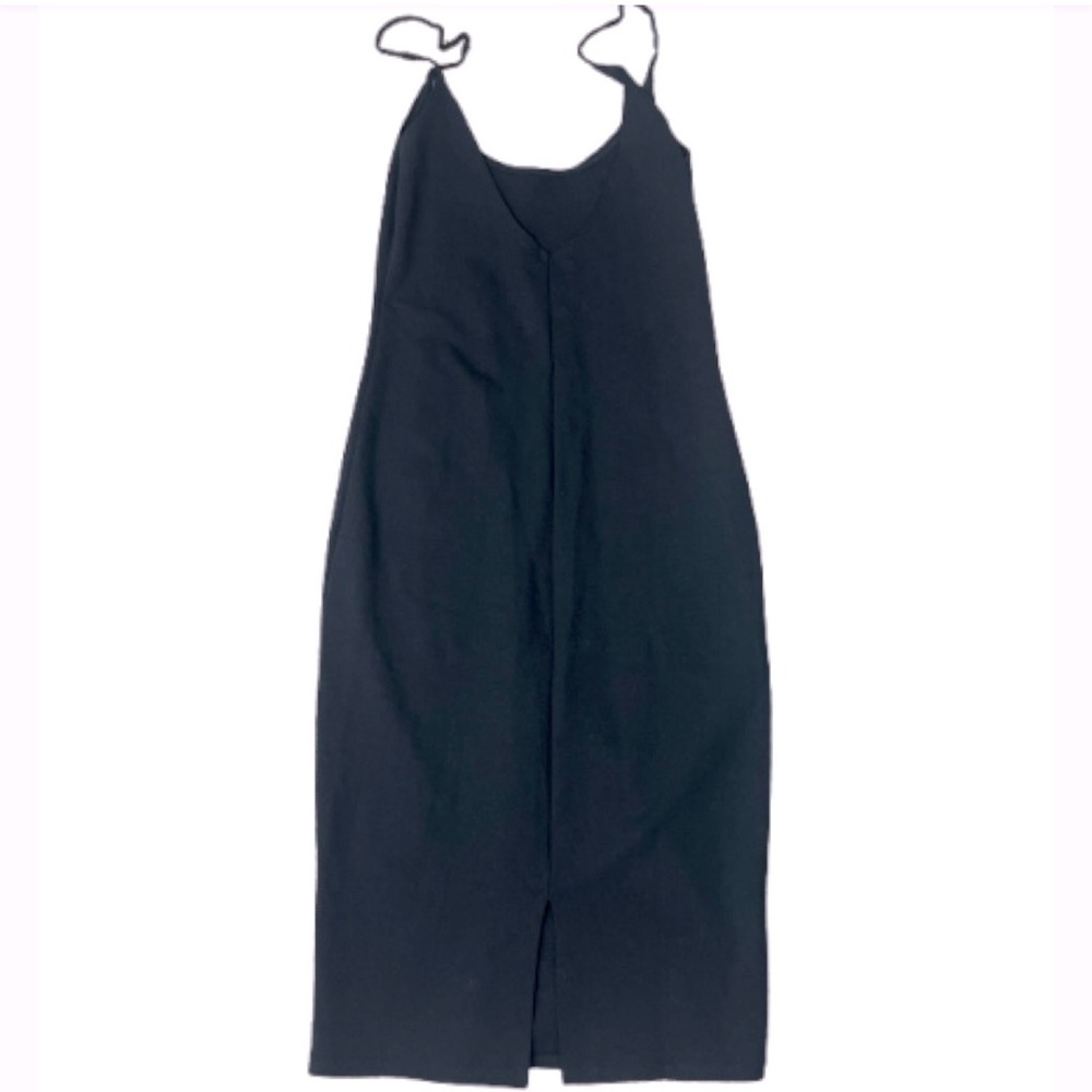 Haley& June Black Mid ‎ BodyCon Chic Spaghetti Strap Dress